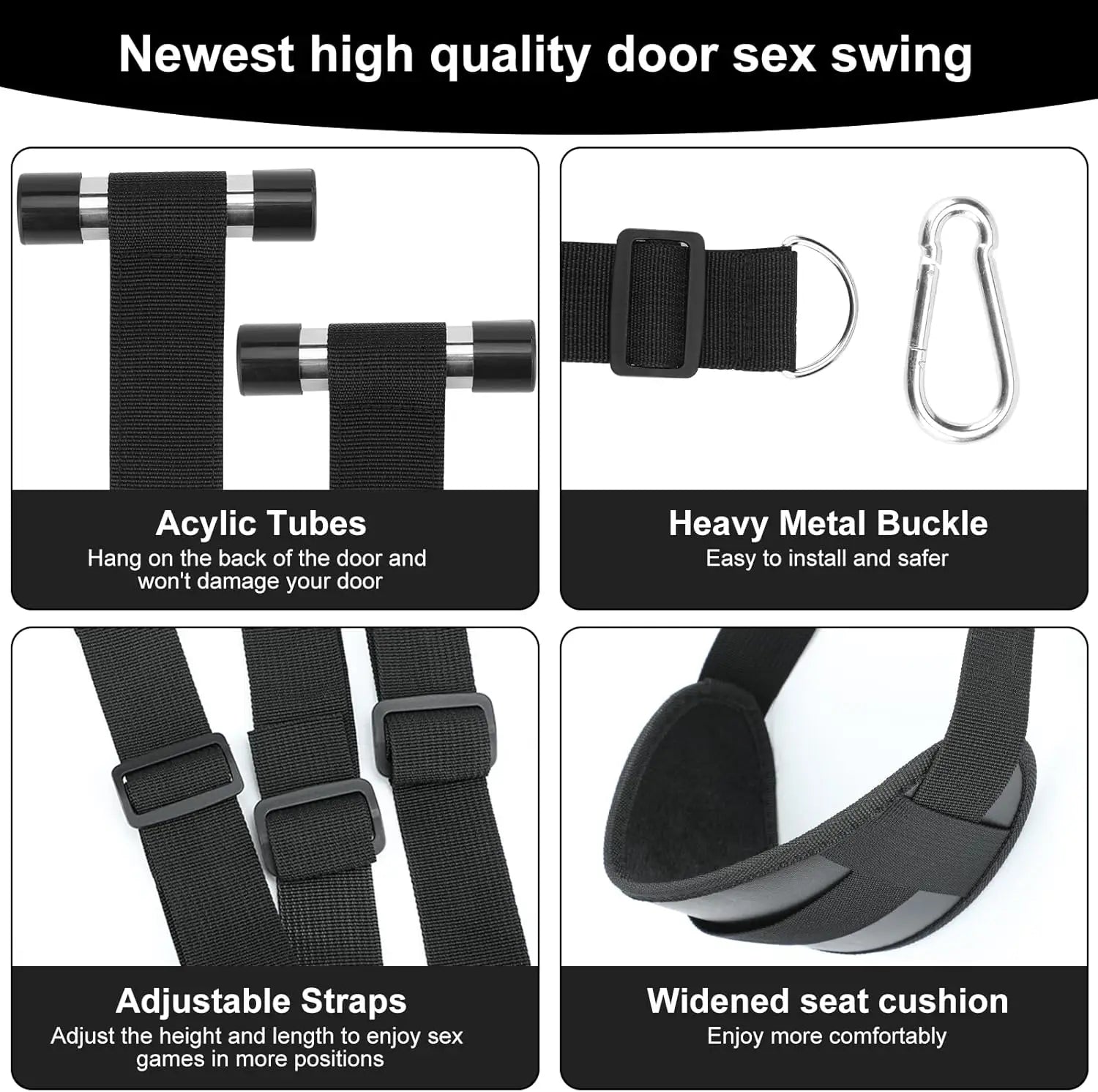 Sex Bondage BDSM Kit Bed Restraints Set Adjustable Hand Ankle Cuff Sex Restraints Straps Adult Sex Toys for Couples SM Games
