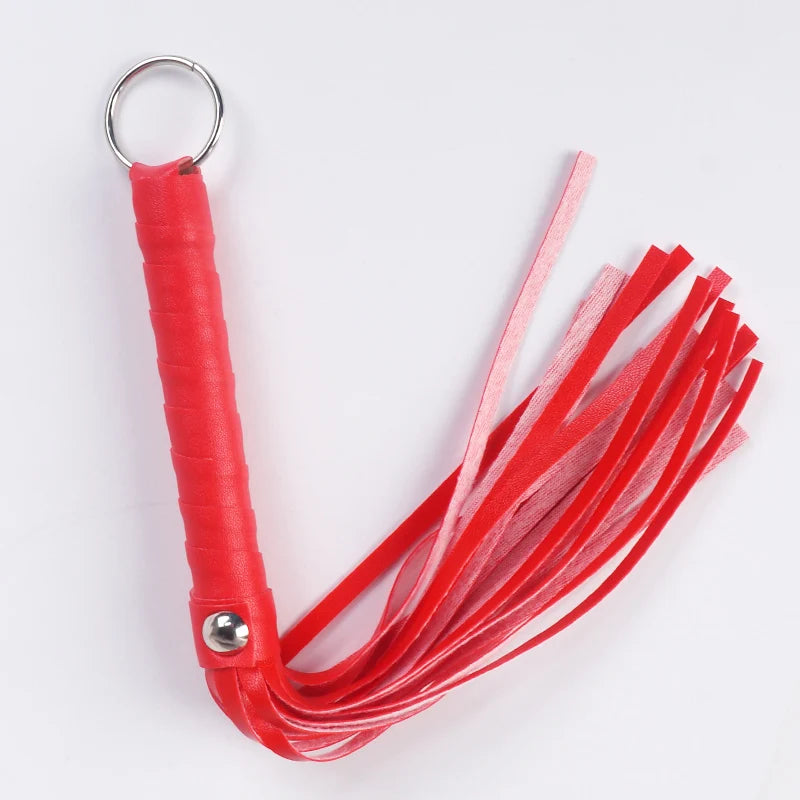 1pc Adult Sex Toys, Sm Training, Punishment Tools, Black Small Leather Whips  couples adult sex card game