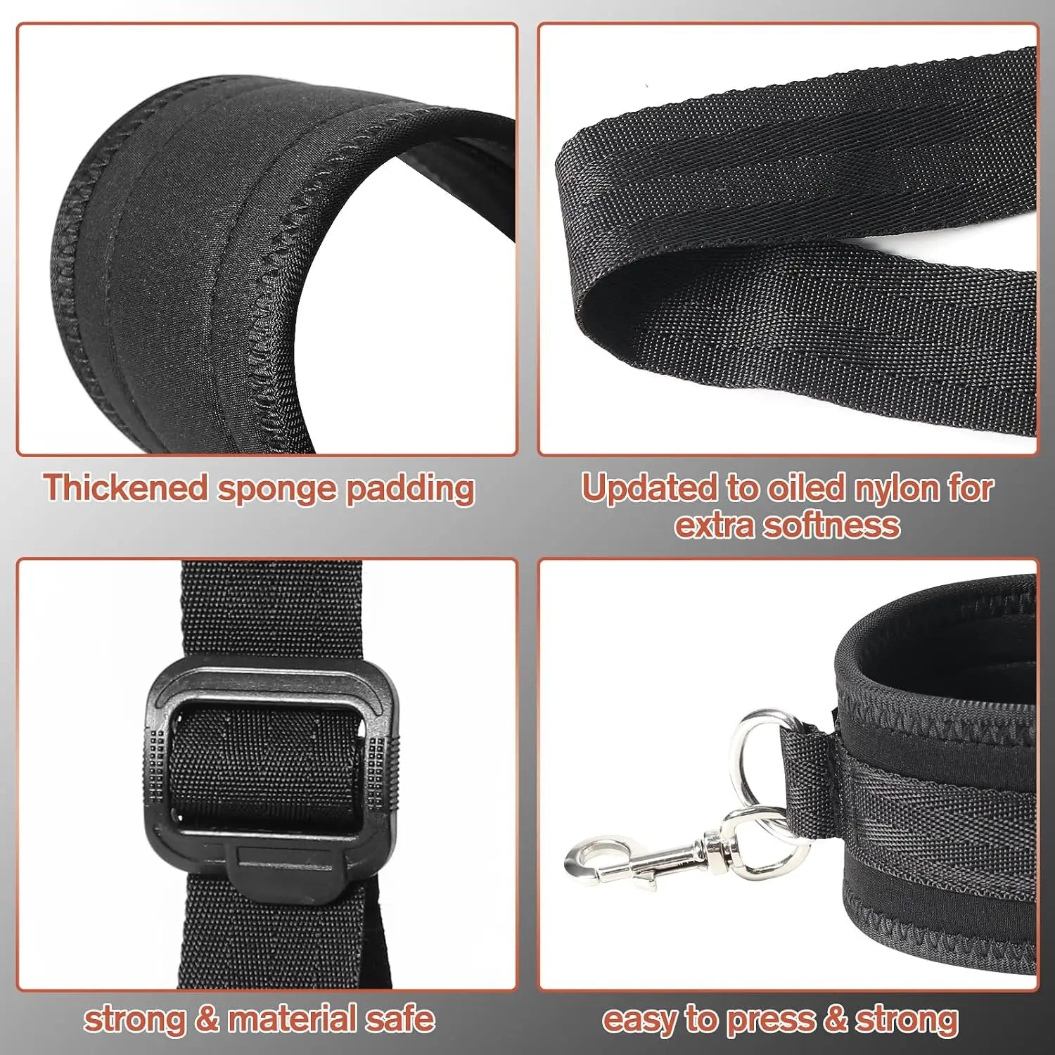 Sex Bondage BDSM Kit Bed Restraints Set Adjustable Hand Ankle Cuff Sex Restraints Straps Adult Sex Toys for Couples SM Games