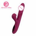Dream Rabbit Dildo Vibrator LCD Screen Vibrating Thrusting Suction Heating Deep Penetration New Fantasy Sex Toy Women Pleasure