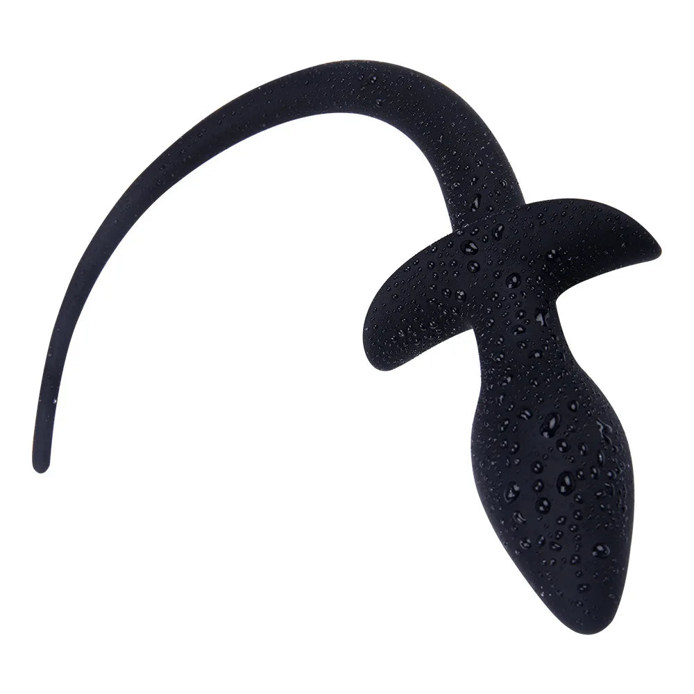 Dog Tail Anal Plug Silicone Butt Plug Puppy Play Anal Accessories Sex Toy for Adult18+ Woman Men Role Play Pup Tail Sex Shop Toy