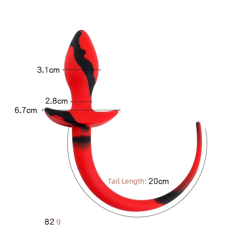Pig tail silicone Butt plug sex toy adult product for woman,anal plug dog tails Slave cosplay submisson piggy girl Puppy Play