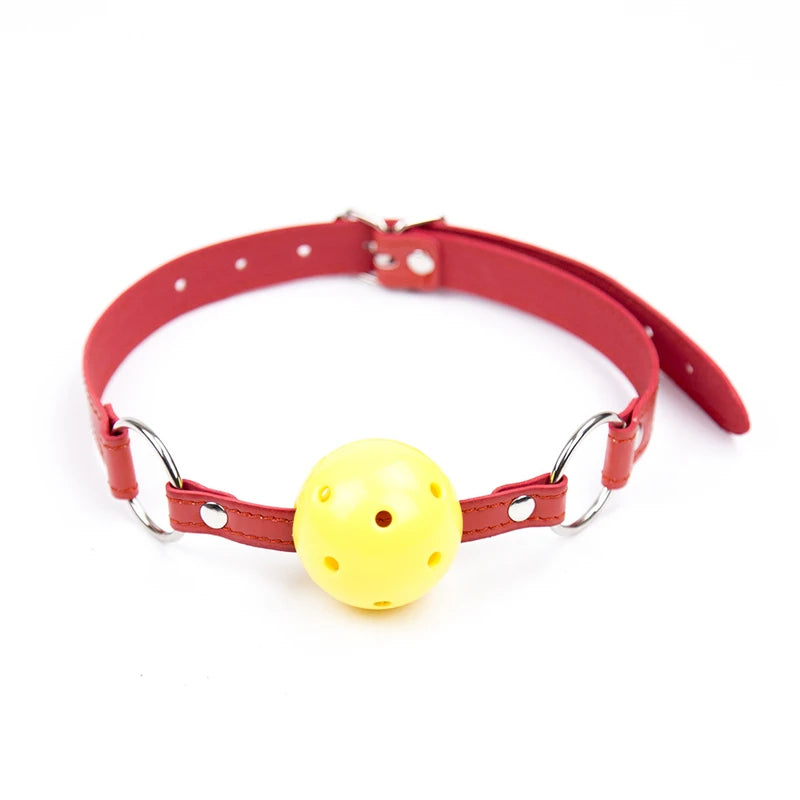 BDSM Oral Sex Toys Open Mouth Gag Ball Fetish Slave Bondage Restraints Belts with Mouth Gags Adult Sex Shop for Couples Game