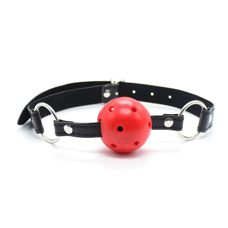 BDSM Oral Sex Toys Open Mouth Gag Ball Fetish Slave Bondage Restraints Belts with Mouth Gags Adult Sex Shop for Couples Game