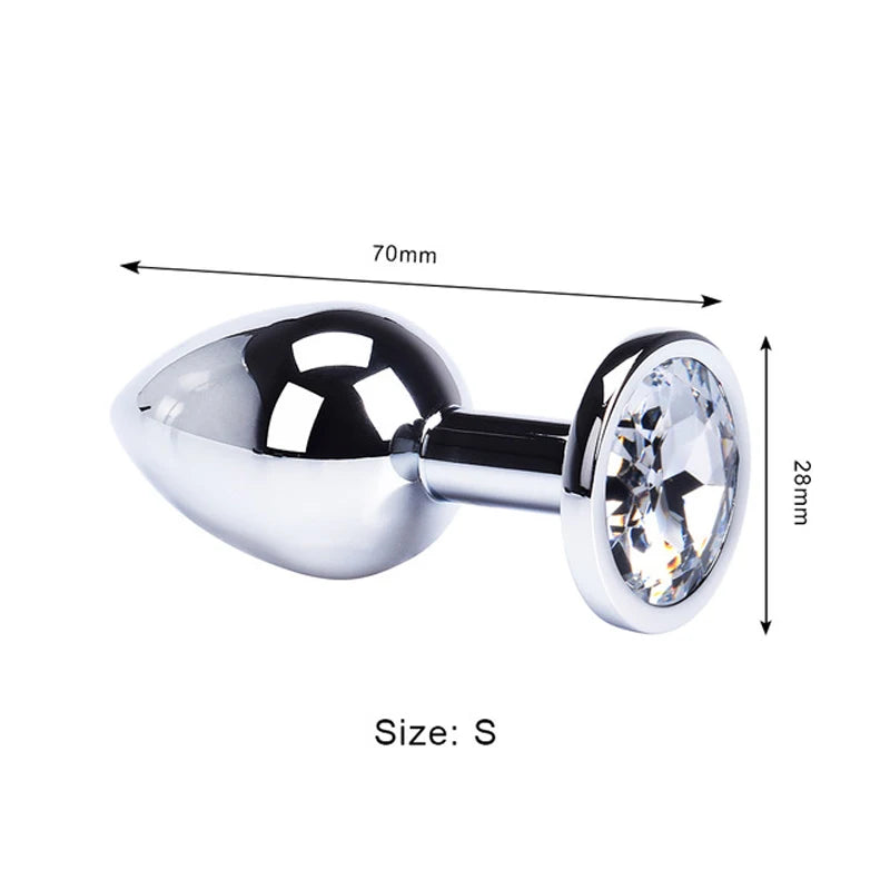 Sex Vibrator Metal Anal Toys For Women Adult Sex Products For S Men Butt Plug Stainles Steel Anal Plug Sex Toys Anal DildoToys