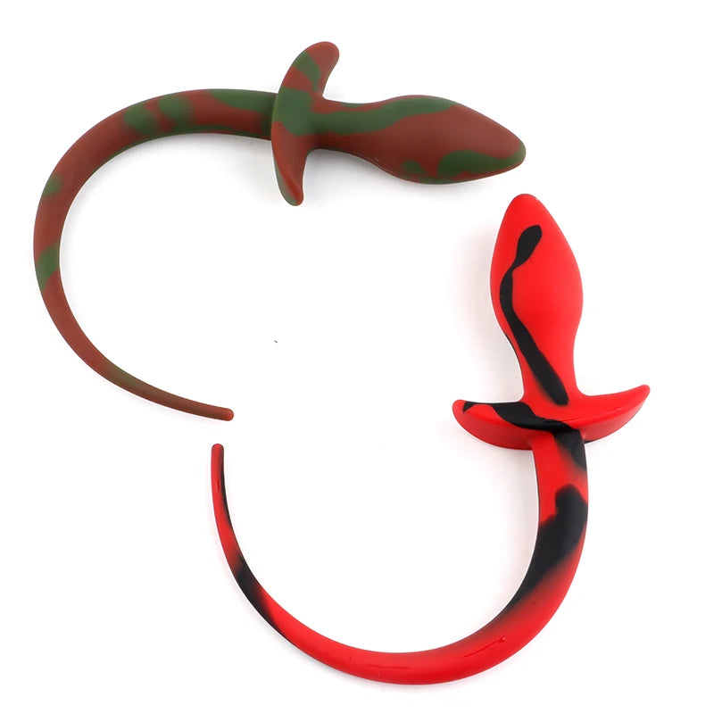 Pig tail silicone Butt plug sex toy adult product for woman,anal plug dog tails Slave cosplay submisson piggy girl Puppy Play