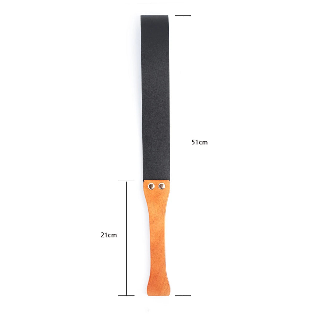 Flogger Leather Bdsm Whip Wooden Handle Spanking Paddle Slave Adult Sex Toys for Womans Bondage Restraints Whips