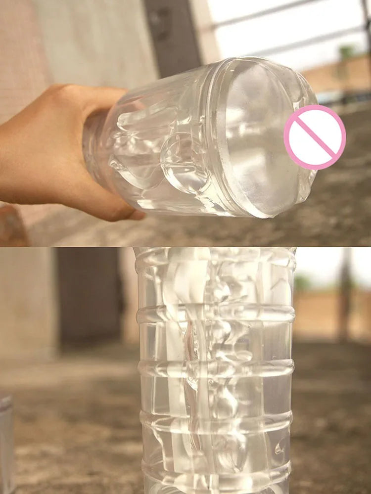 Vagina Real Pussy Aircraft Cup Male Masturbator Silicone Artificial Vagina Mouth  Oral Sex Masculino Erotic Toy Sex Toys for Men