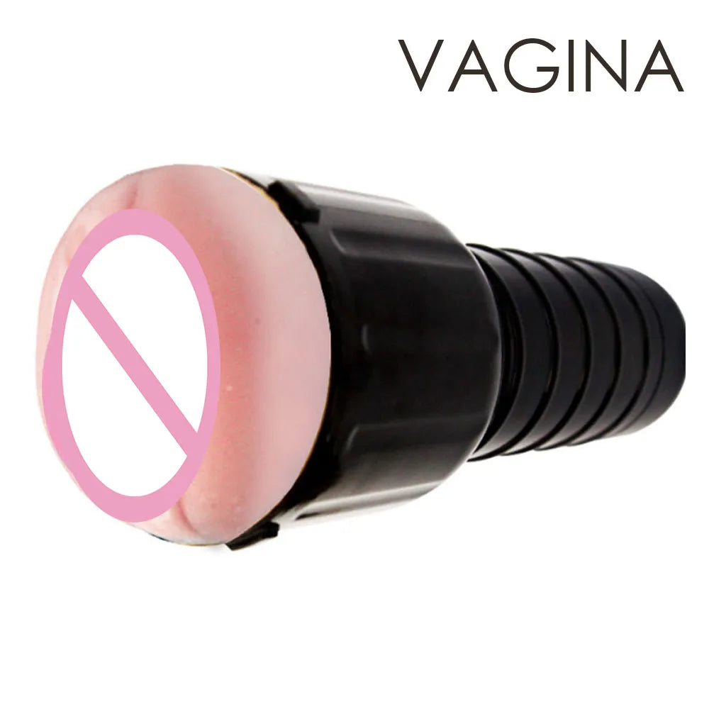 Vagina Real Pussy Aircraft Cup Male Masturbator Silicone Artificial Vagina Mouth  Oral Sex Masculino Erotic Toy Sex Toys for Men