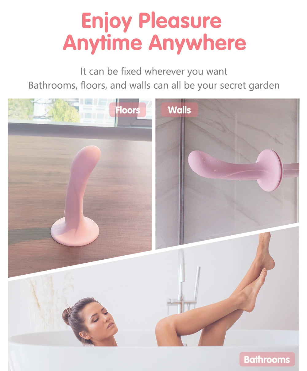 DRY WELL Dildo Vibrator Sex Toys for Women, Realistic Dildos Penis with Suction Cup, Anal Dildo with Couple Adult Sex Toys