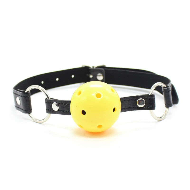 BDSM Oral Sex Toys Open Mouth Gag Ball Fetish Slave Bondage Restraints Belts with Mouth Gags Adult Sex Shop for Couples Game