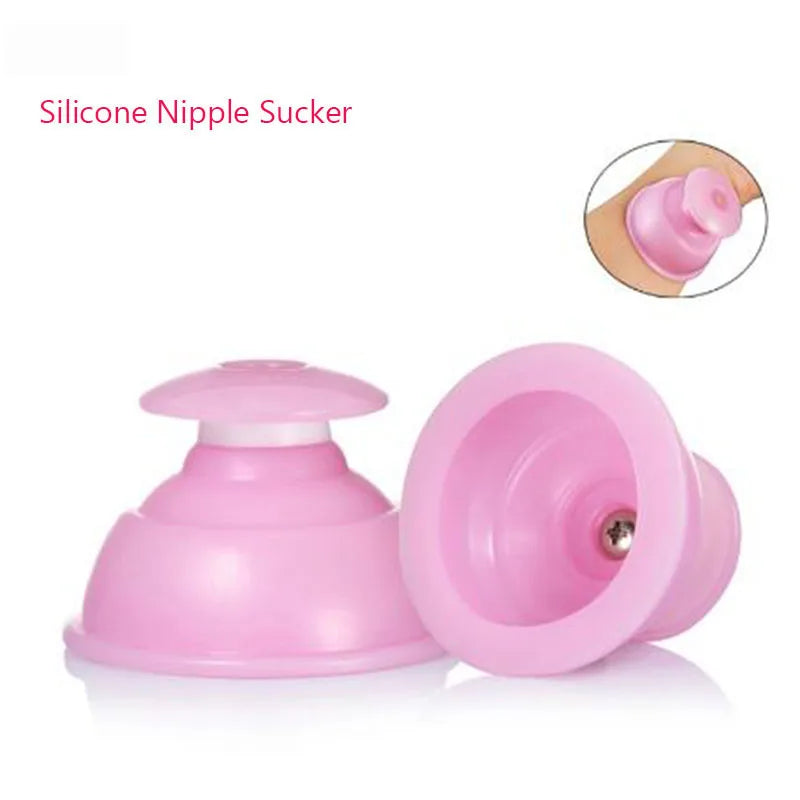 Nipple Sucker Vibrator With Brush Breast Nipple Pussy Clit Stimulation Massager Breast Enlargement Pump Adult Sex Toys For Women