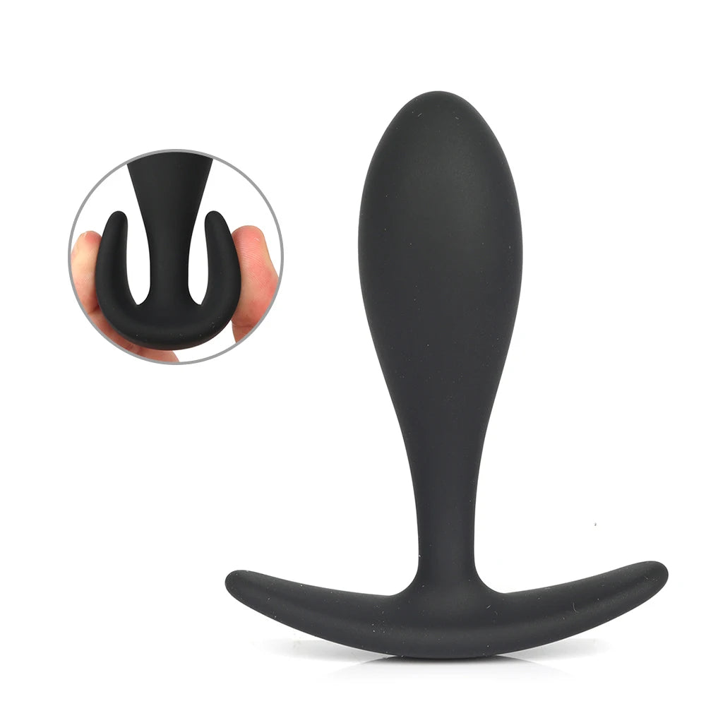 Silicone Anal Plug For Women Men Prostate Massager Anus Masturbator Butt Plug Anal Plug Dilator Buttplug No Vibrator Sex Shop