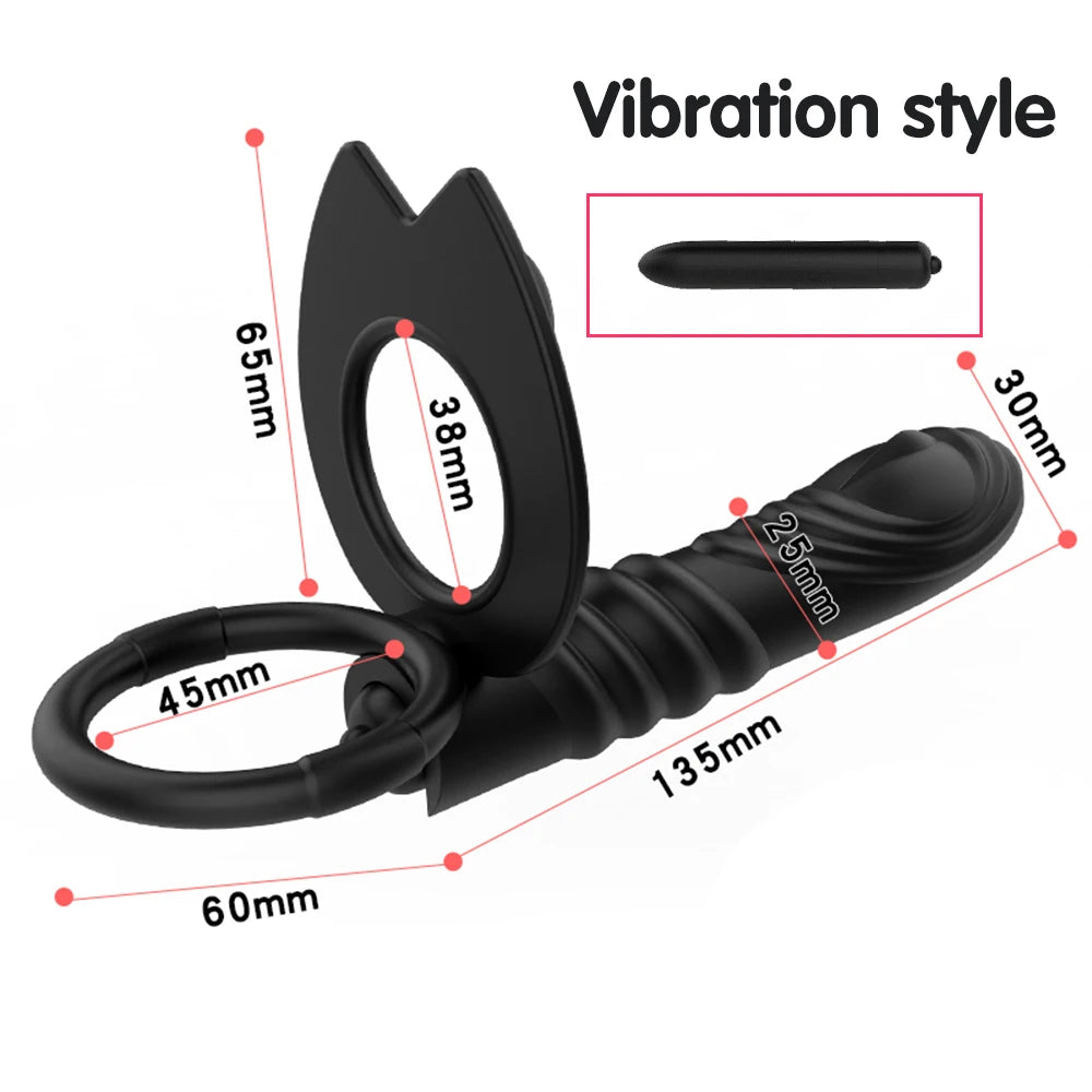Double Penetration Penis Strapon Dildo Sex Toys For Women Man Strap On Penis Anal Beads Plug Adult G Spot Toys For Adults 18
