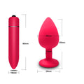 10 Speeds Mini Bullet Vibrator Massager Vagina Vibrator Erotic Masturbator Female Clitoris Stimulator Sex Toy for Women Anal Toy