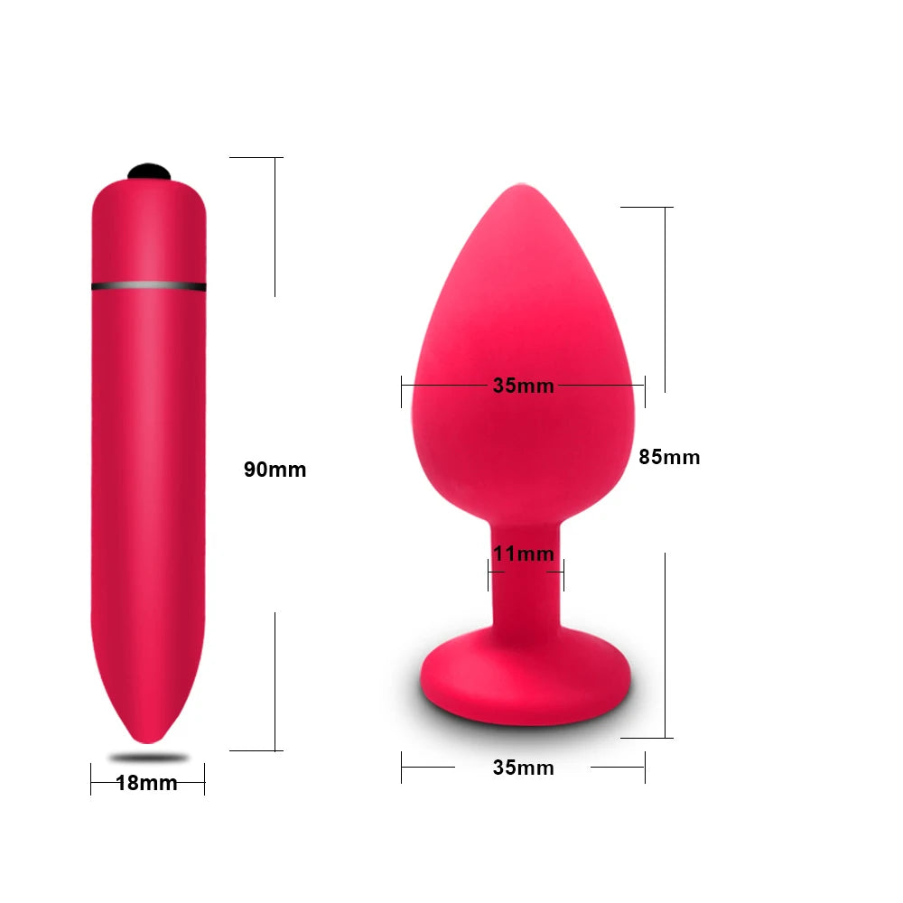 10 Speeds Mini Bullet Vibrator Massager Vagina Vibrator Erotic Masturbator Female Clitoris Stimulator Sex Toy for Women Anal Toy