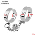 Erotic Metal Handcuffs BDSM Footcuffs Hand Restraint Cuffs Sex Bondage Slave Intimate Adult Games Sex Toys For Couple