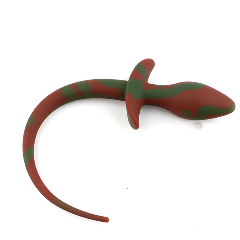 Pig tail silicone Butt plug sex toy adult product for woman,anal plug dog tails Slave cosplay submisson piggy girl Puppy Play
