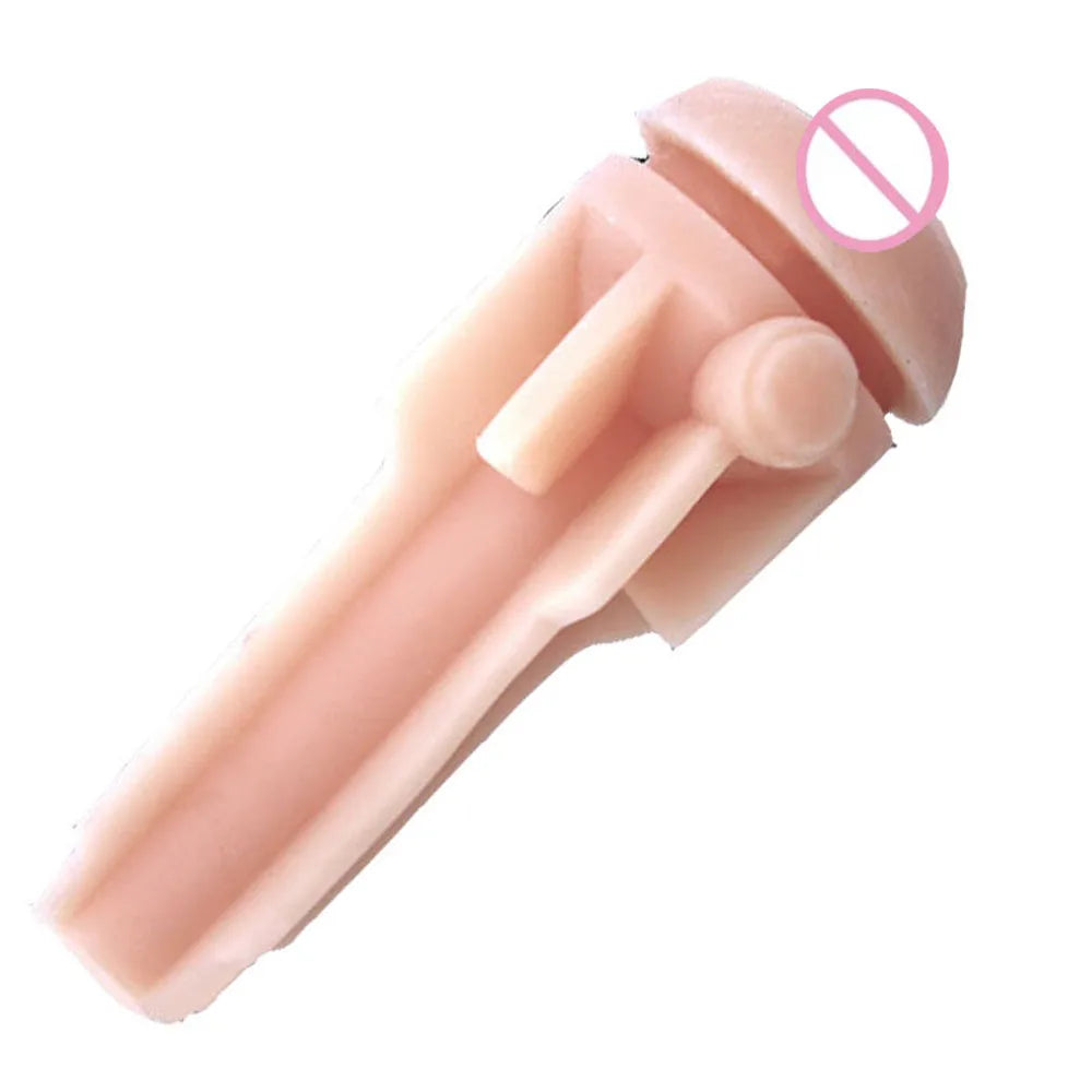 Vagina Real Pussy Aircraft Cup Male Masturbator Silicone Artificial Vagina Mouth  Oral Sex Masculino Erotic Toy Sex Toys for Men