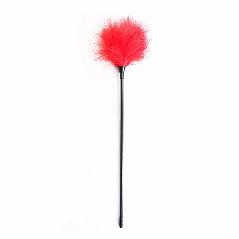 Sex Toys 27cm Flirt Feather Whip Spank Flogger Clit Tickler BDSM Bondage Slave Erotic Adult Toy Sm Game Sex Shop
