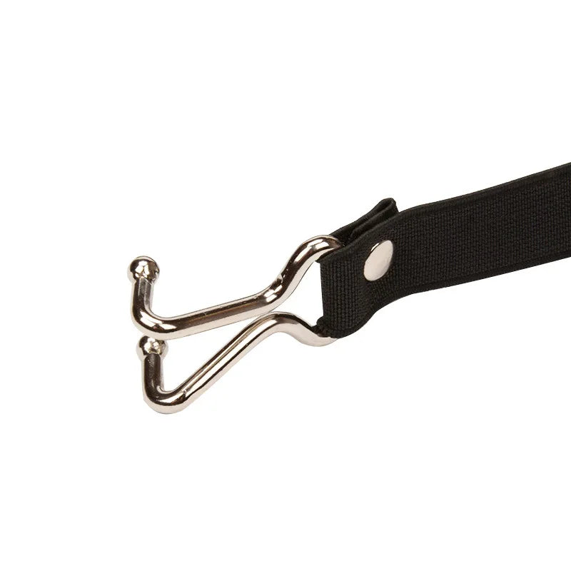 Bdsm Nose Hook Oral Fixation Open Mouth Bite Gag Sex Toys For Women Couples of Leather Head Bondage Harness Strap