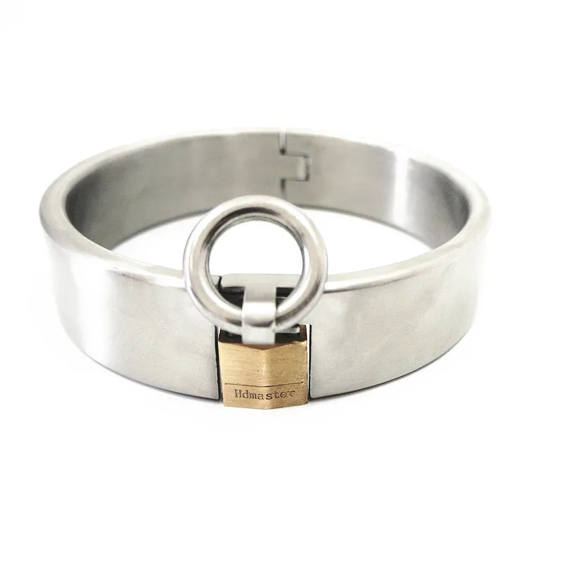 Black Emperor new stainless steel bdsm collar bondage restraints sex slave collar adult collars forwomen man