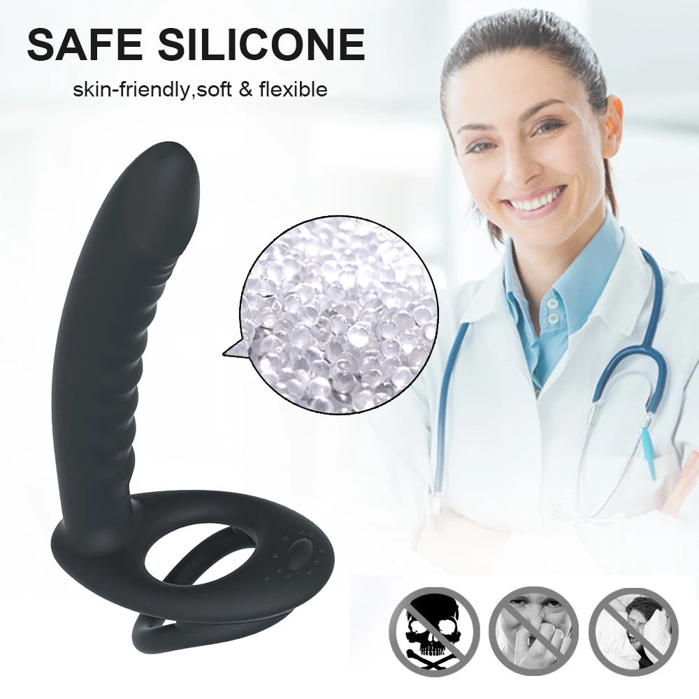 Double Penetration Penis Strapon Dildo Sex Toys For Women Man Strap On Penis Anal Beads Plug Adult G Spot Toys For Adults 18