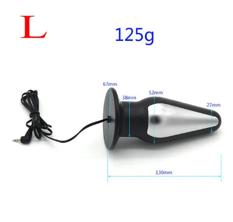 Electro Shock Big Anal Plug Penis Cock Ring Nipple Sucker Adult Game Sex Toys For Women Men Electric Shock Masturbation Orgasm