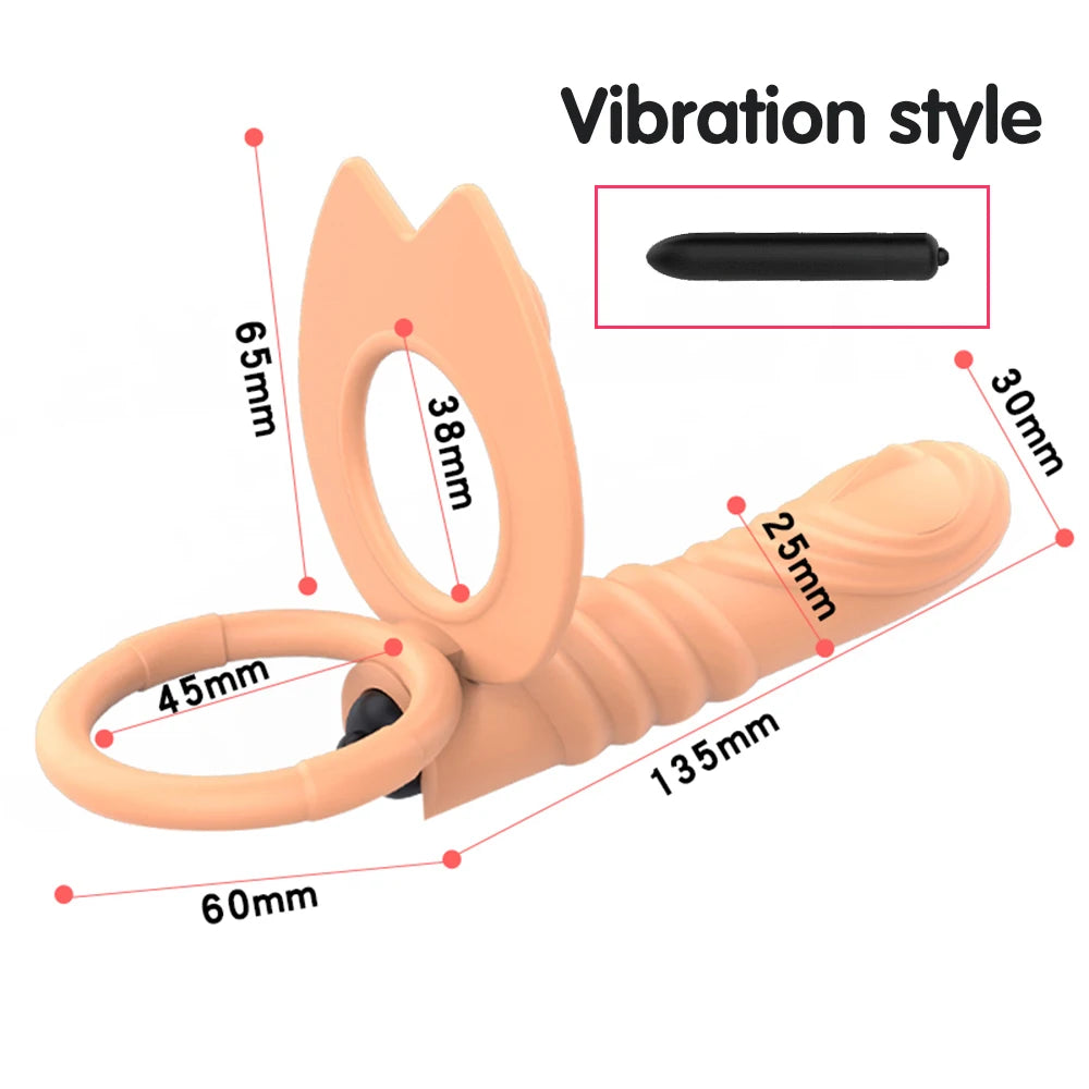 Double Penetration Penis Strapon Dildo Sex Toys For Women Man Strap On Penis Anal Beads Plug Adult G Spot Toys For Adults 18