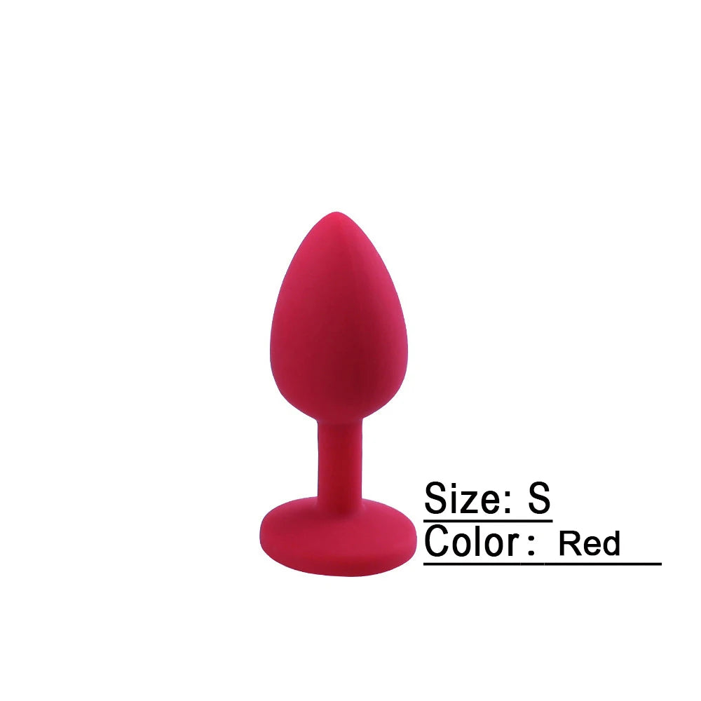 Silicone Anal Plug Unisex Sex Stopper Adult Sex Toys Men/Women Prostate Massager Anal Trainer Butt Plugs for Couples/Gay