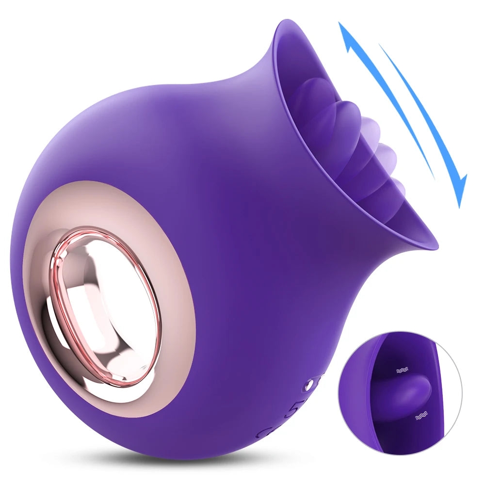 Vibrator for Women G-Spot Licking Dildo Clit Nipple Stimulator Oral Tongue Pussy Vagina Sex Toys for Women Female Masturbation