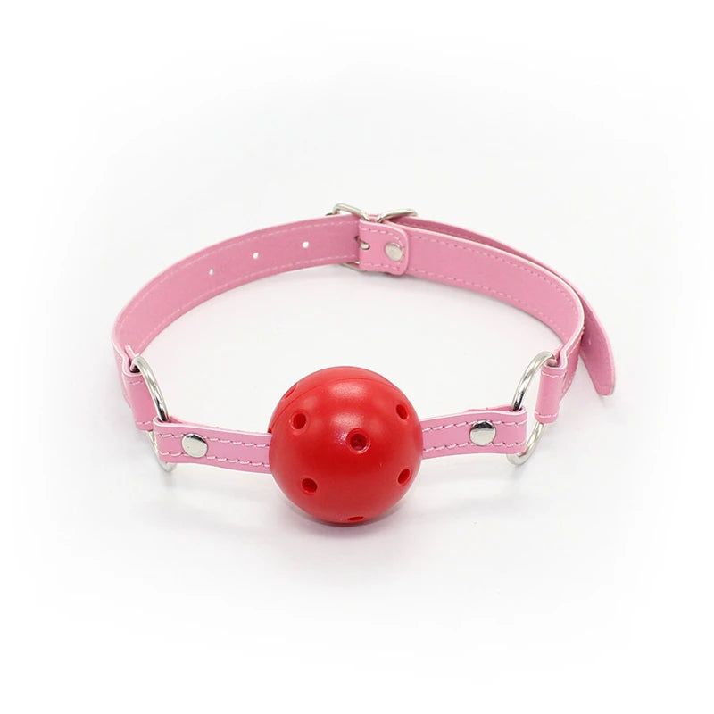 BDSM Oral Sex Toys Open Mouth Gag Ball Fetish Slave Bondage Restraints Belts with Mouth Gags Adult Sex Shop for Couples Game