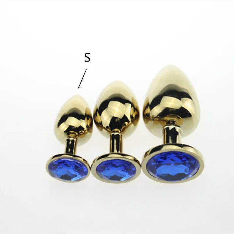 3 Size Anal plug S/M/L Stainless Steel Metal Anal Plug Sex Toys for Adults Female/Male Dildo Anal toys Women Men Gay Butt Plug