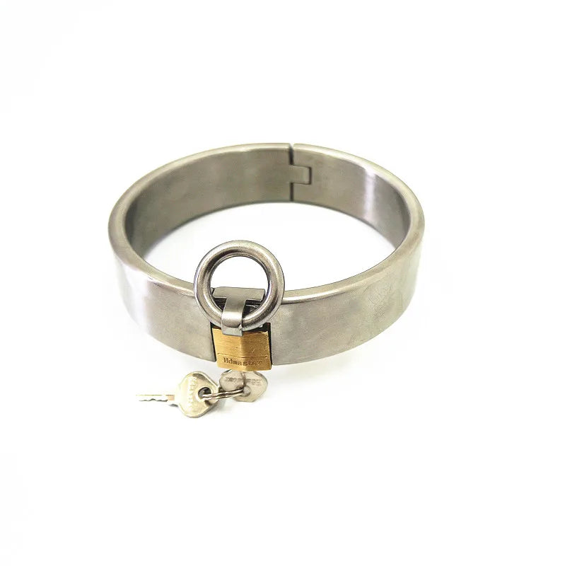 Black Emperor new stainless steel bdsm collar bondage restraints sex slave collar adult collars forwomen man