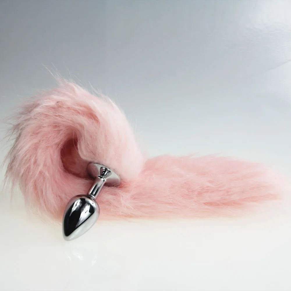 bdSM Dog Fox Tail Anal Plug sexy Toys Metal Fake Furry Butt Plug BDSM Flirt Anus Plug For Women role Games Product For Couples