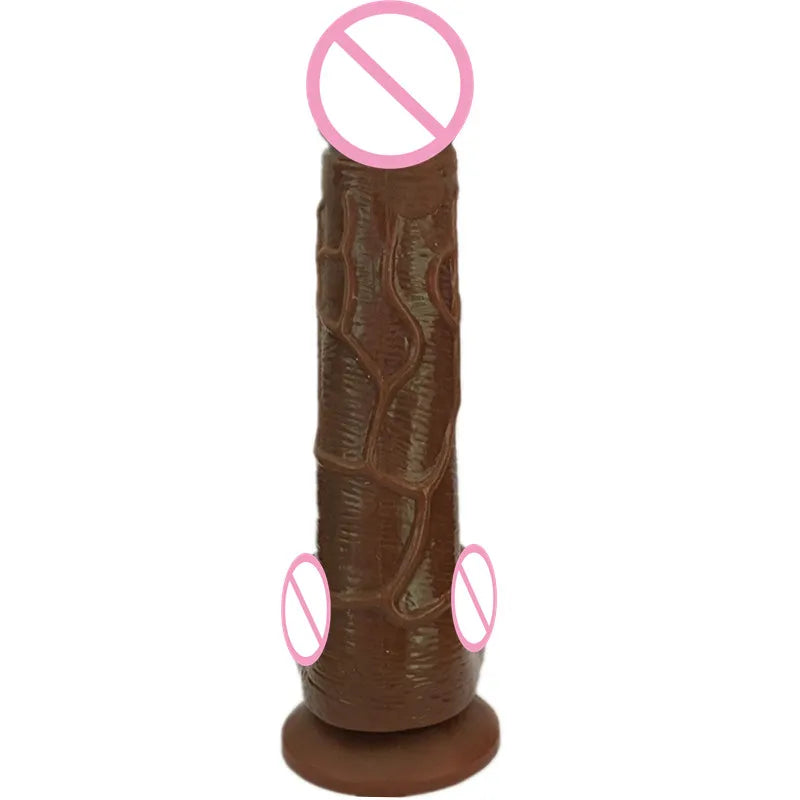 7.5 inches 3color realistic dildo sex toys for woman strong suction cup black dildo,flexible fake penis textured shaft.