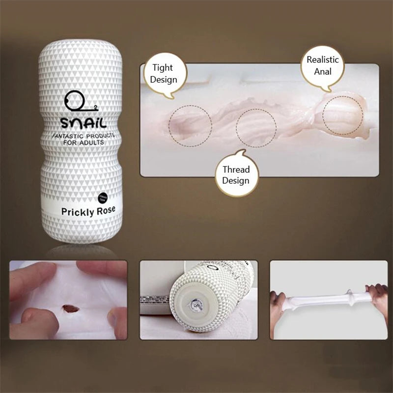Realistic Vagina Anal Male Masturbator Silicone Soft Tight Pussy Erotic Adult Toys Penis Sex Toys For Men Masturbatings