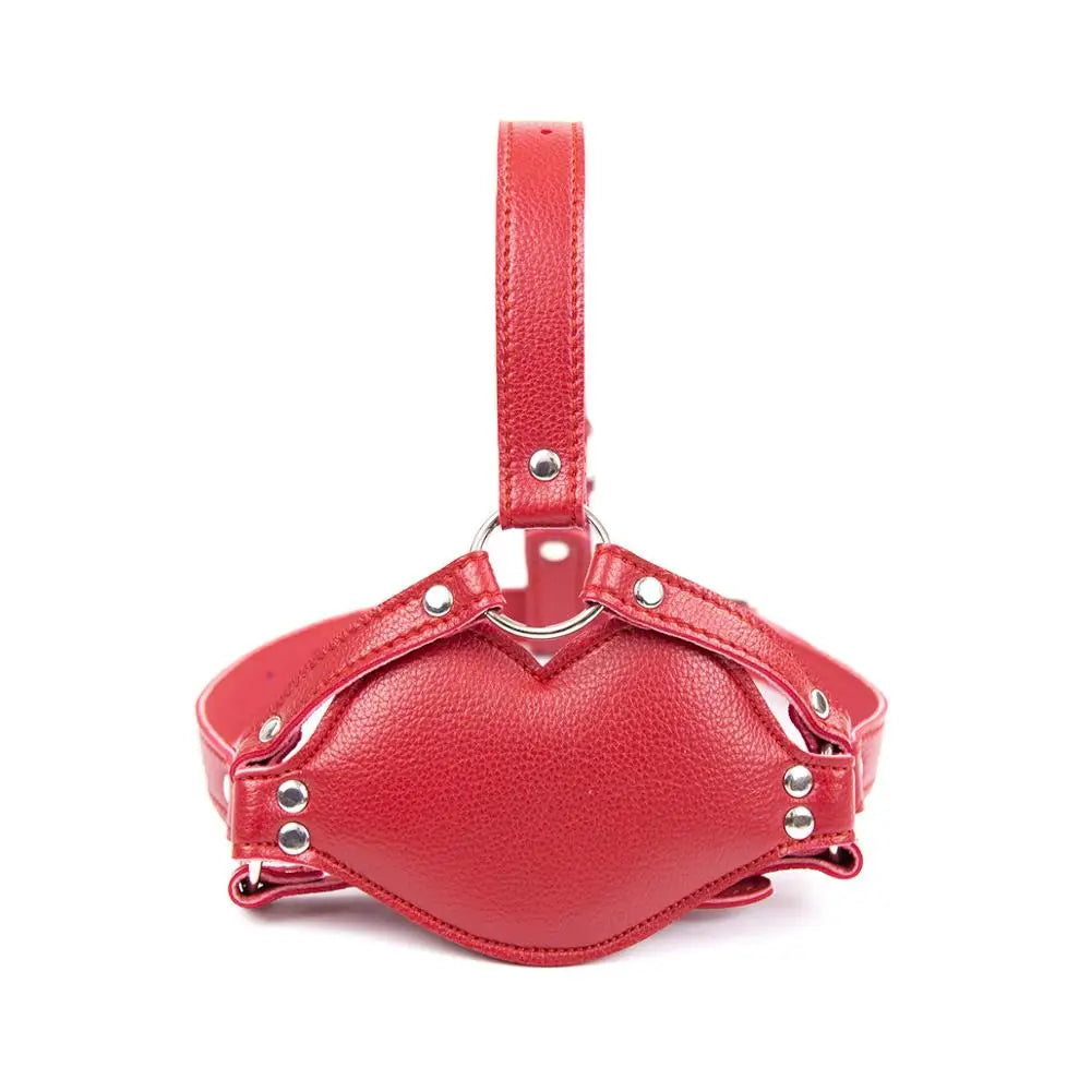 Thierry Silicone Dildos Gag, Leather Harness Open Mouth Gag Bondage BDSM Sex Toys for Couple Adult Games Erotic Toys