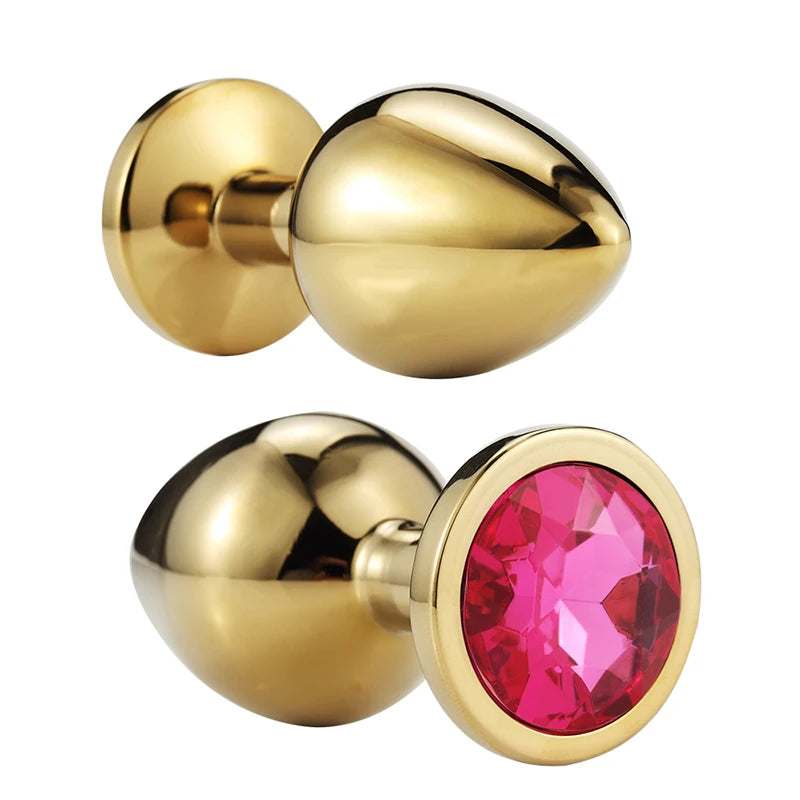 3 Size Anal plug S/M/L Stainless Steel Metal Anal Plug Sex Toys for Adults Female/Male Dildo Anal toys Women Men Gay Butt Plug