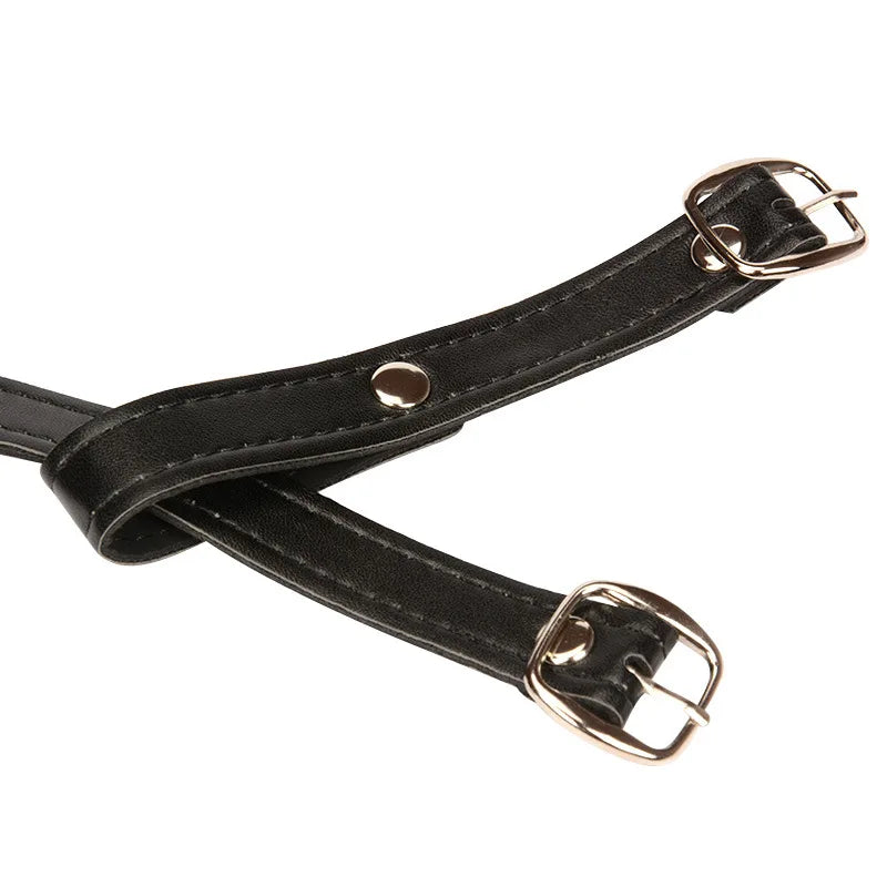 O Ring BDSM Bondage Strap Head Harness Adult Products Oral Fixation Open Mouth plug Gag Nose clip Sex Toys for Woman restraints