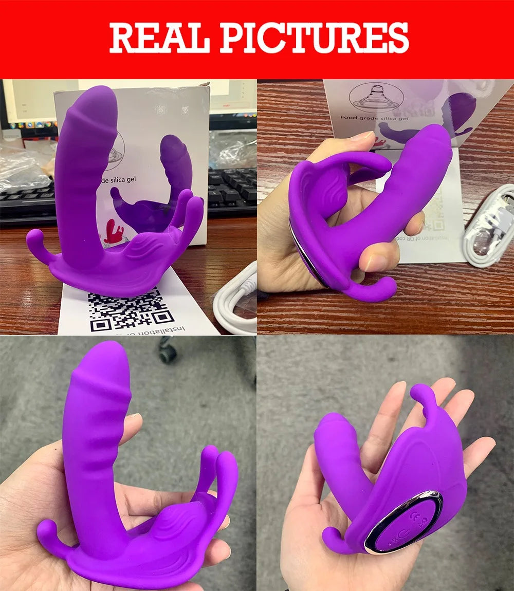 Wear Dildo Vibrator Sex Toy for Women Orgasm Masturbator G Spot Clit Stimulate Remote Control Panties Vibrators Adult Sex Toys