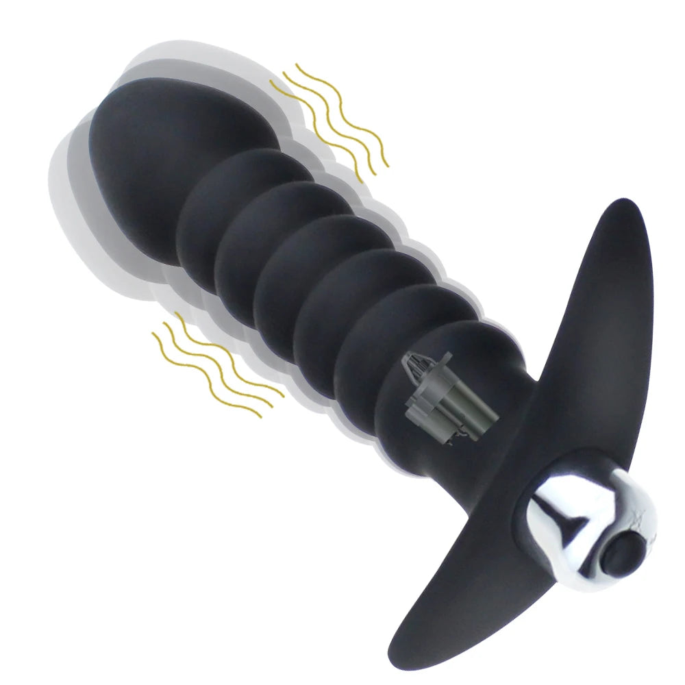 Silicone Anal Beads Butt Plug Vibrator Anal Plug Toy Strapon Dildo Male Prostate Massager Anal Sex Toys For Gays/Couple Men