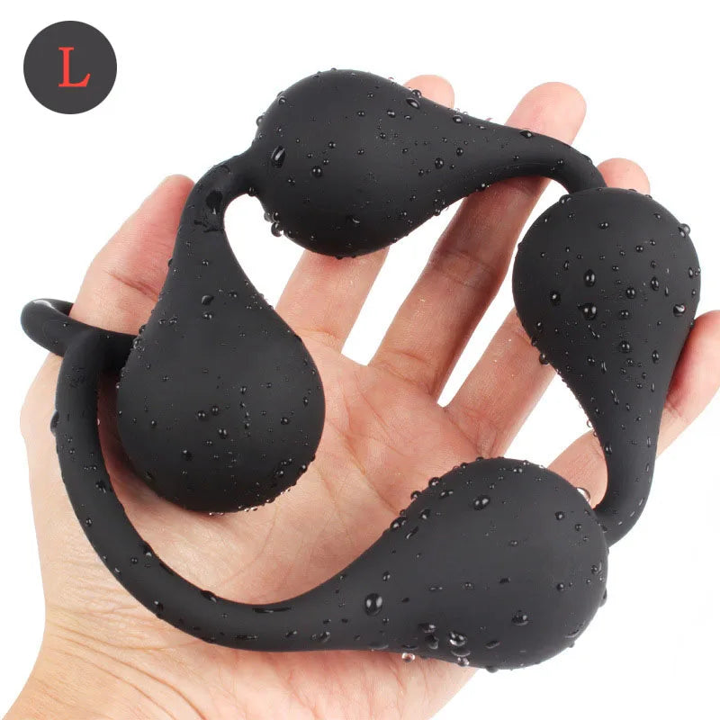 silicone big anal beads balls butt plug toy adults erotic sex toys for women anus masturbator dilatodor expander