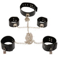 Sex leather Handcuffs Neck Pillow Ankle Cuff BDSM Bondage Set Cuffs Collar neck shackles erotic bondage Restraint adult sex toys