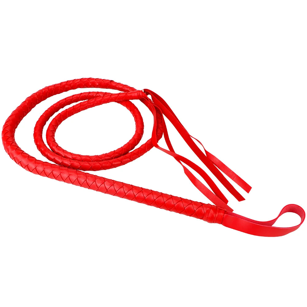 2m Long Sex Whip PU Leather Spanking Paddle Sex Tools For Couples Women Men Erotic Toys Adults Games Bondage Sets Machine Shop