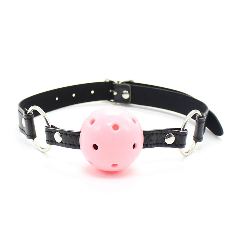 BDSM Oral Sex Toys Open Mouth Gag Ball Fetish Slave Bondage Restraints Belts with Mouth Gags Adult Sex Shop for Couples Game