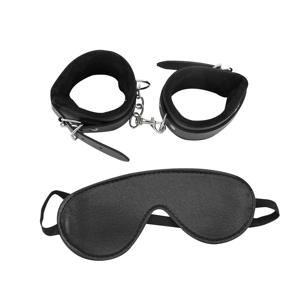 EXVOID 7PCS/Set Harness Strap Handcuffs Slave SM Bondage Belt BDSM Bondage Rope Fetish Adult Sex Toys For Couples Restraints