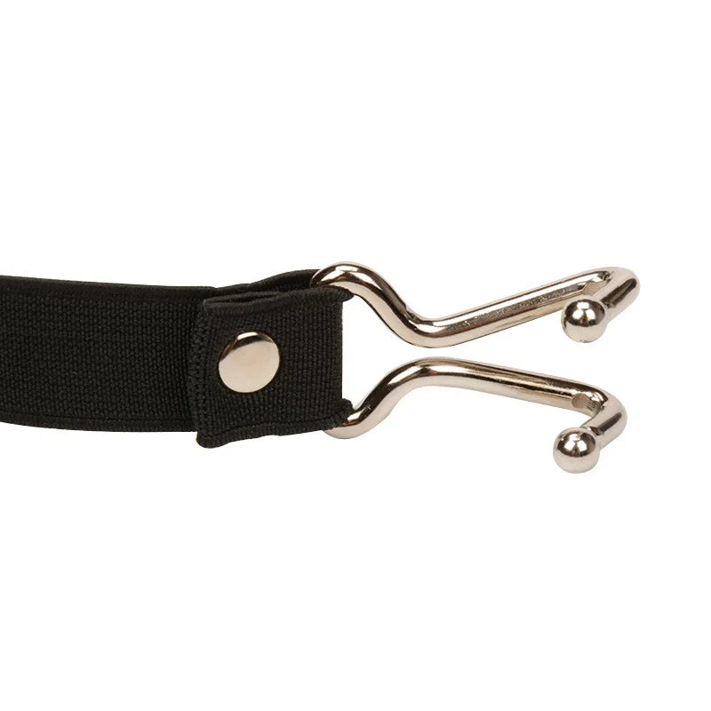 Bdsm Nose Hook Oral Fixation Open Mouth Bite Gag Sex Toys For Women Couples of Leather Head Bondage Harness Strap