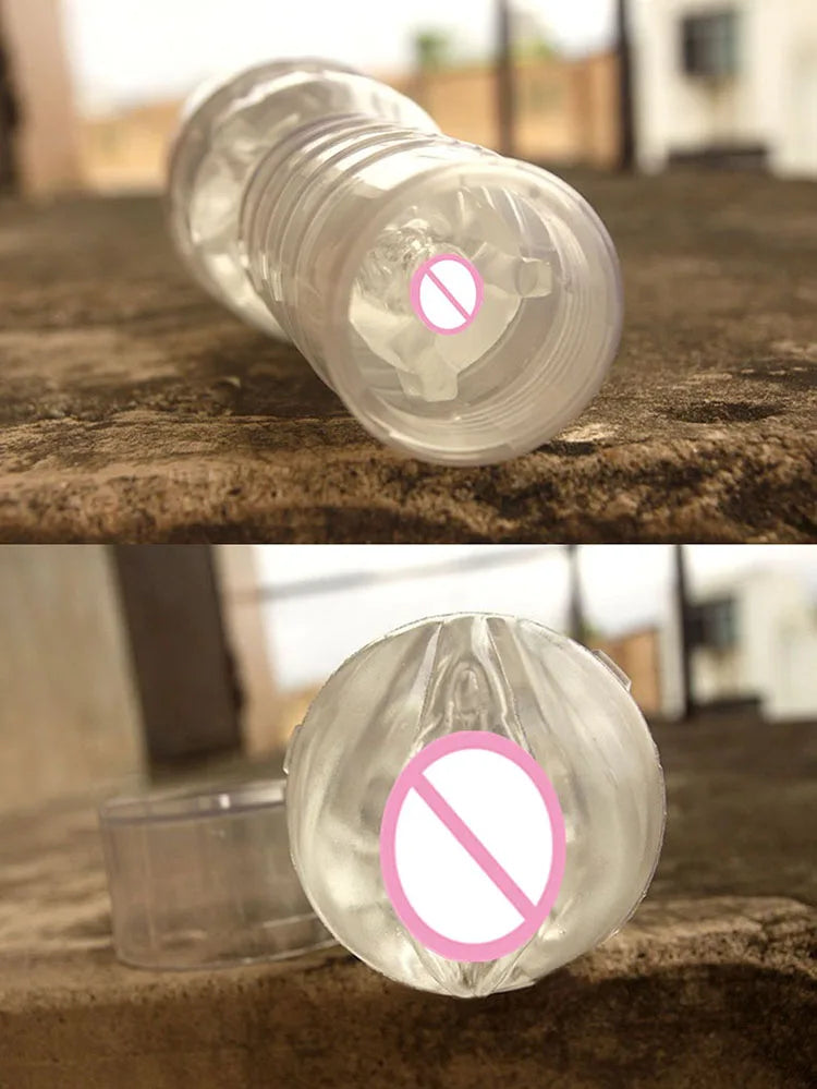 Vagina Real Pussy Aircraft Cup Male Masturbator Silicone Artificial Vagina Mouth  Oral Sex Masculino Erotic Toy Sex Toys for Men