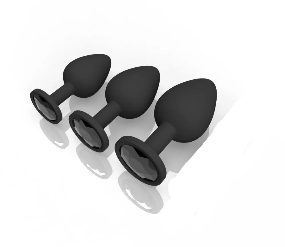 Adult Silicone Anal Plug Dildos Bullet Vibrator Butt Plugs Sex Toys for Women Men Gay Prostate Massager Anal Masturbating S/M/L